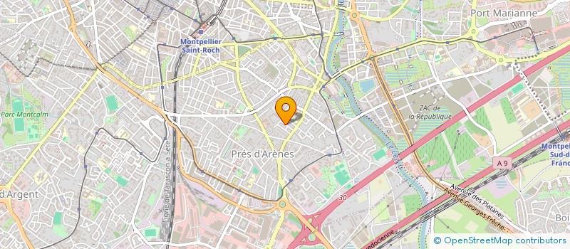 localisation de l'entreprise ECENZA à MONTPELLIER