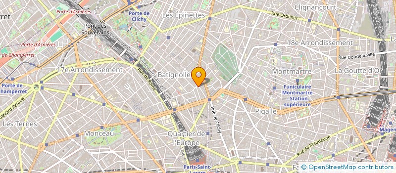 localisation de l'entreprise ECESCA  PARIS