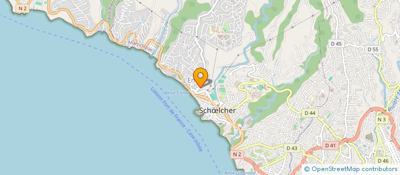localisation de l'entreprise ECET CARAIBE à SCHOELCHER