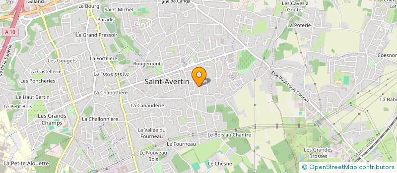 localisation de l'entreprise ECF  SAINT-AVERTIN