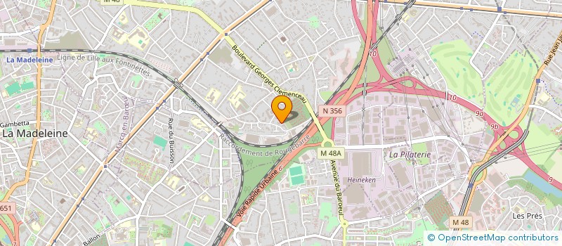 localisation de l'entreprise ECF AGENCE à MARCQ-EN-BARŒUL
