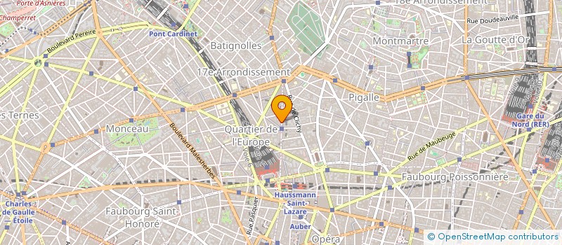 localisation de l'entreprise ECF FORMATIONS à PARIS