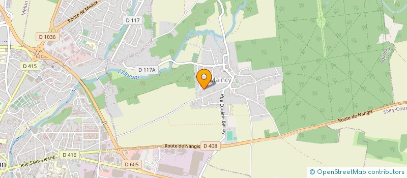 localisation de l'entreprise ECF INVEST  MAINCY