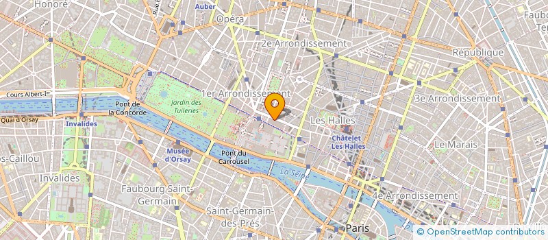 localisation de l'entreprise ECF OPCI  PARIS