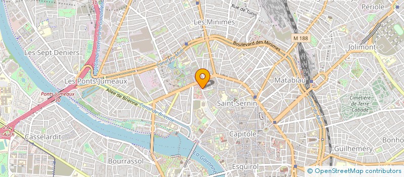 localisation de l'entreprise ECF SUD-OUEST à TOULOUSE
