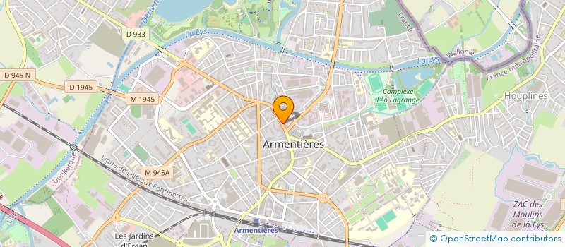 localisation de l'entreprise ECFJ 2 à ARMENTIERES