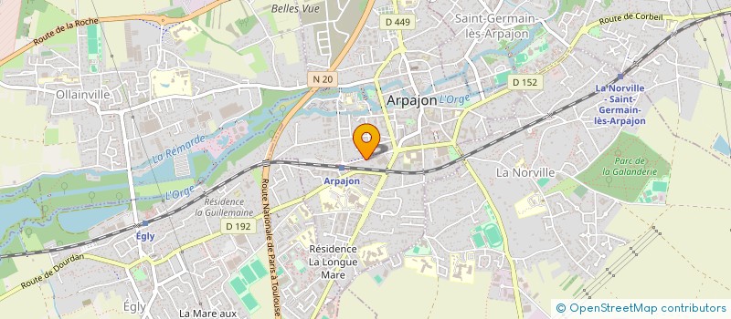 localisation de l'entreprise ECFR GARE D'ARPAJON AUTO ECOLE à ARPAJON