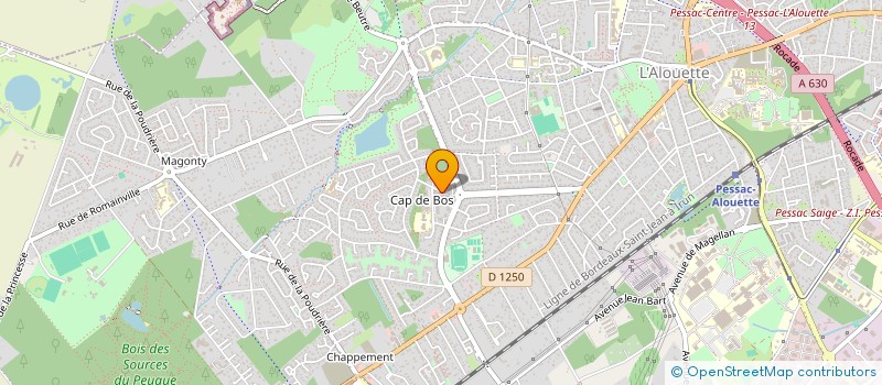 localisation de l'entreprise ECG à PESSAC