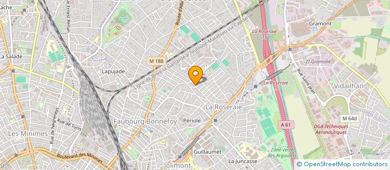 localisation de l'entreprise ECG CONSEIL  TOULOUSE