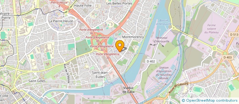 localisation de l'entreprise ECG IMMO à HEROUVILLE-SAINT-CLAIR