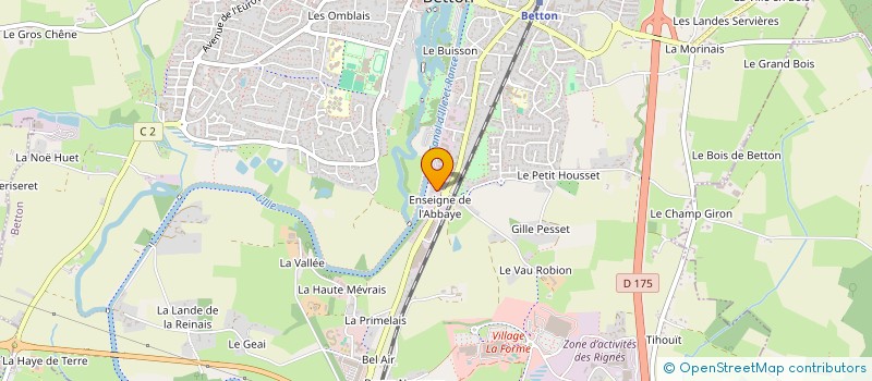 localisation de l'entreprise ECG INVEST  BETTON