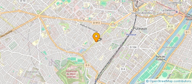 localisation de l'entreprise ECGI à SURESNES