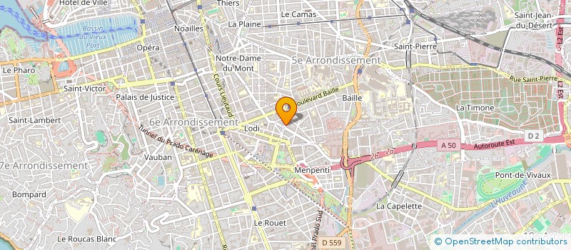 localisation de l'entreprise ECGM ELECTRIC COMPTOIR GENERAL MAINTENAN à MARSEILLE
