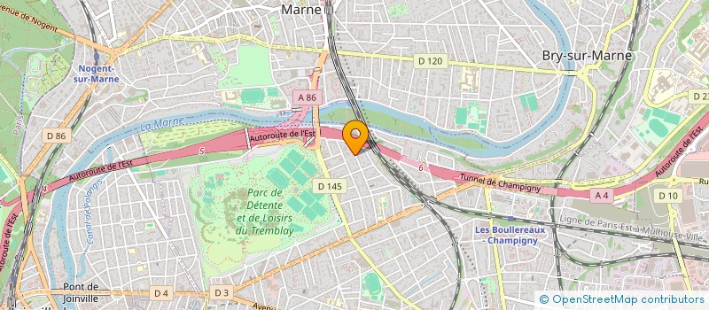 localisation de l'entreprise ECH 4 à CHAMPIGNY-SUR-MARNE