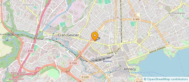 localisation de l'entreprise ECH'AURA à ANNECY