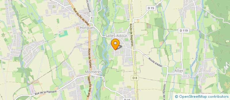 localisation de l'entreprise ECH CONSULTANT  SALLES-ADOUR