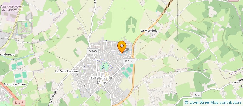 localisation de l'entreprise ECH INVEST  SARGE-LES-LE-MANS