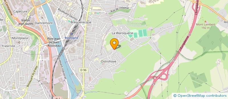 localisation de l'entreprise ECH'OSTROHOVE à SAINT-MARTIN-BOULOGNE