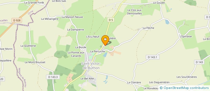 localisation de l'entreprise ECH-RENOVATION à SAINT-VICTOR-DE-BUTHON