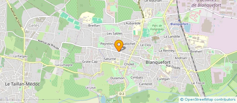 localisation de l'entreprise ECHA  LUDON-MEDOC