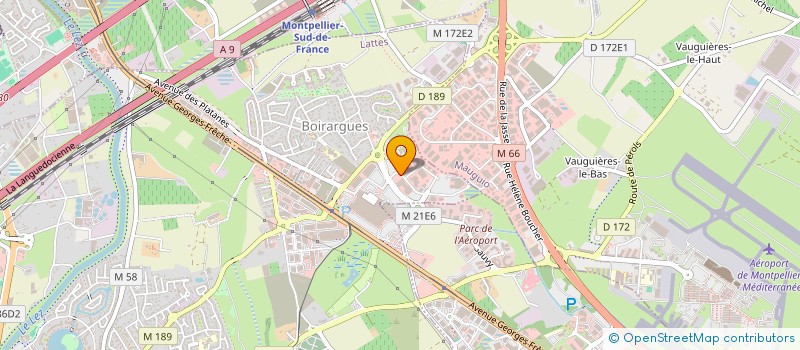 localisation de l'entreprise ECHABAT  MONTARNAUD