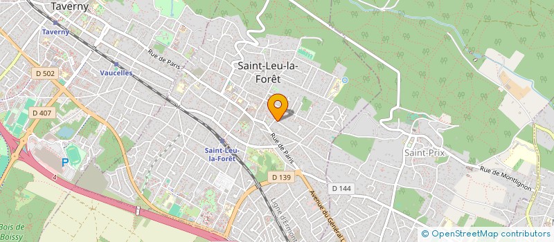 localisation de l'entreprise ECHAFAUDAGE 95 à SAINT-LEU-LA-FORET