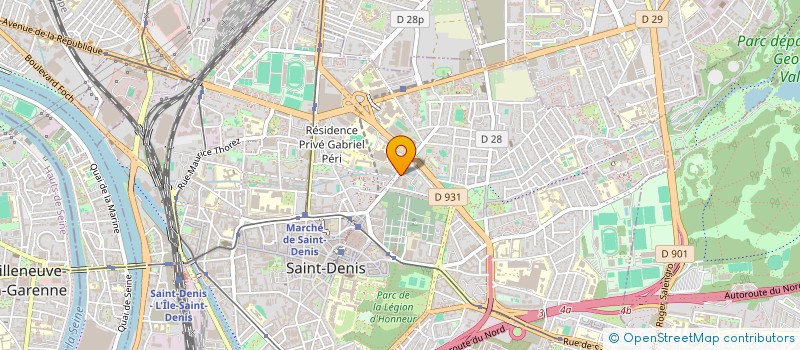 localisation de l'entreprise ECHAFAUDAGE BAKOUCHE  ET FRERES  SAINT-DENIS