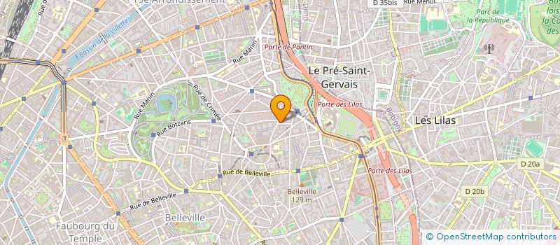 localisation de l'entreprise ECHAFAUDAGE DE PARIS à PARIS
