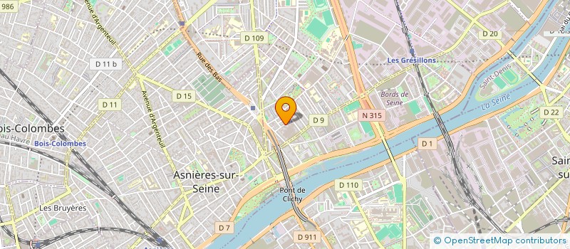 localisation de l'entreprise ECHAFAUDAGE EXPRESS à COLOMBES