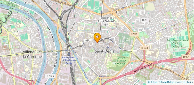 localisation de l'entreprise ECHAFAUDAGE PARISIEN à SAINT-DENIS