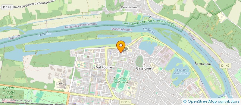 localisation de l'entreprise ECHAFAUDAGES CISSOKO  MANTES-LA-JOLIE