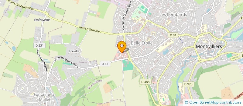 localisation de l'entreprise ECHAFAUDAGES DE L'ESTUAIRE  MONTIVILLIERS