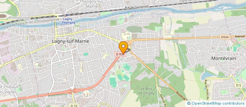 localisation de l'entreprise ECHAFIX  LAGNY-SUR-MARNE