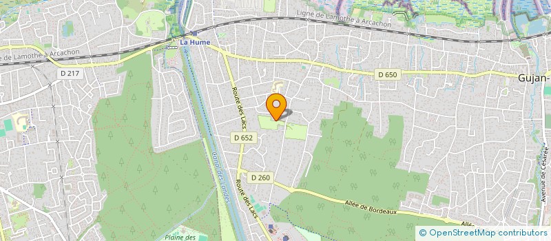 localisation de l'entreprise ECHAGUMA  GUJAN-MESTRAS