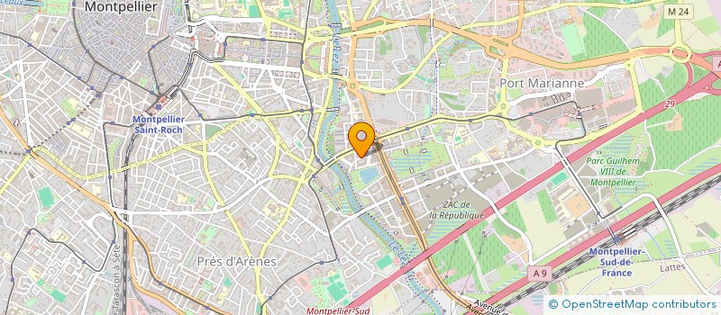 localisation de l'entreprise ECHAILLE DE MONTPELLIER  MONTPELLIER