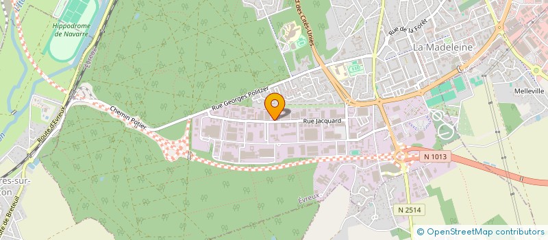 localisation de l'entreprise ECHALARD PERE ET FILS à EVREUX