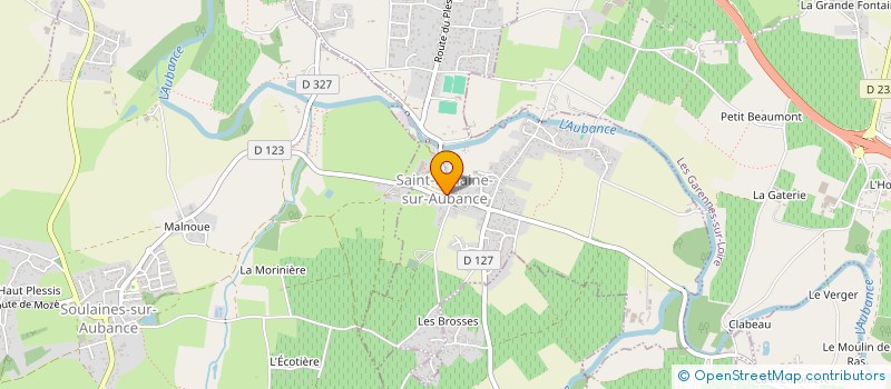 localisation de l'entreprise ECHANGE DE SAVOIRS MELAINOIS  SAINT-MELAINE-SUR-AUBANCE