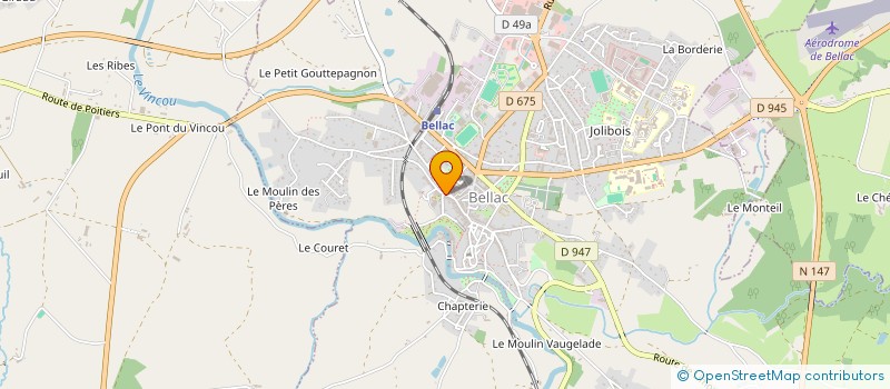 localisation de l'entreprise ECHANGE GAMBIE LIMOUSIN SANTE EDUCATION à BELLAC