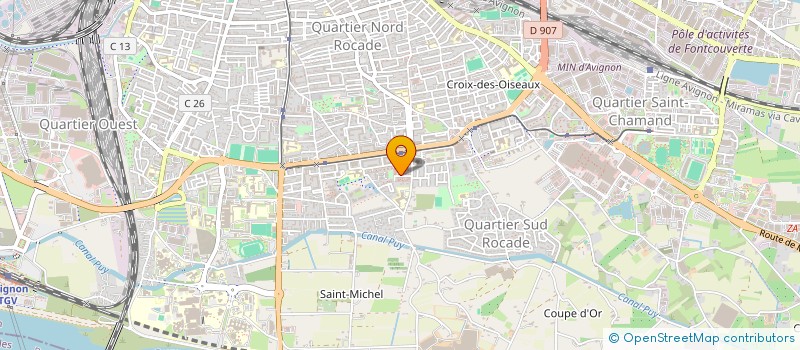 localisation de l'entreprise ECHANGE MISE EN RESEAU ACTIONS UTILITE FIFFUSION ET ETUDES EN SANTE à AVIGNON