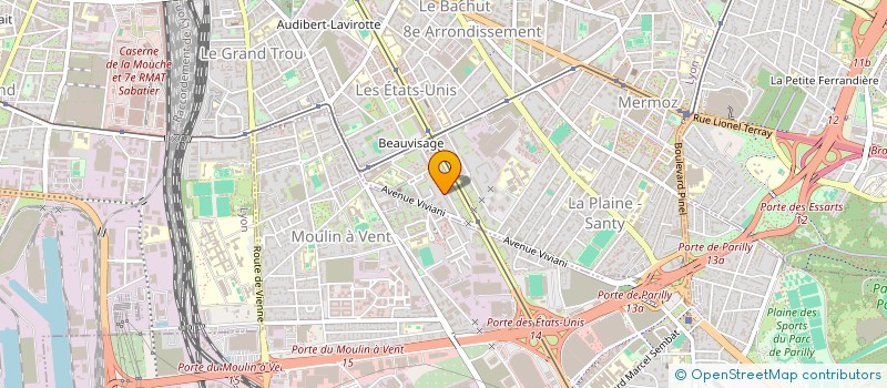 localisation de l'entreprise ECHANGE STAND' ARTS à LYON
