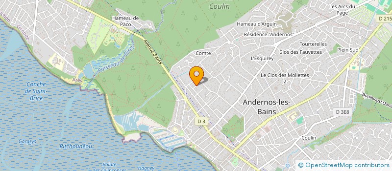 localisation de l'entreprise ECHANGES ANDERNOS AFRIQUE  ANDERNOS-LES-BAINS