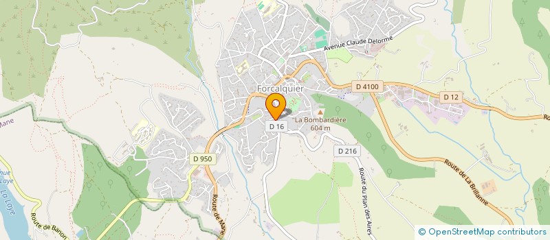 localisation de l'entreprise ECHANGES ARTISTIQUES ET CULTURELS EUROPE-ASIE à FORCALQUIER