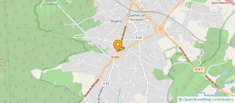 localisation de l'entreprise ECHANGES CULTURE ENTRE JEUNES à SAINT-MAXIMIN-LA-SAINTE-BAUME