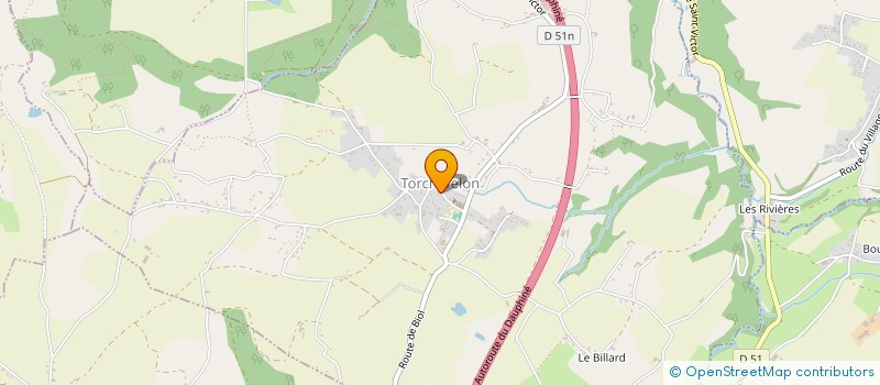 localisation de l'entreprise ECHANGES, CULTURE, PATRIMOINE  TORCHEFELON