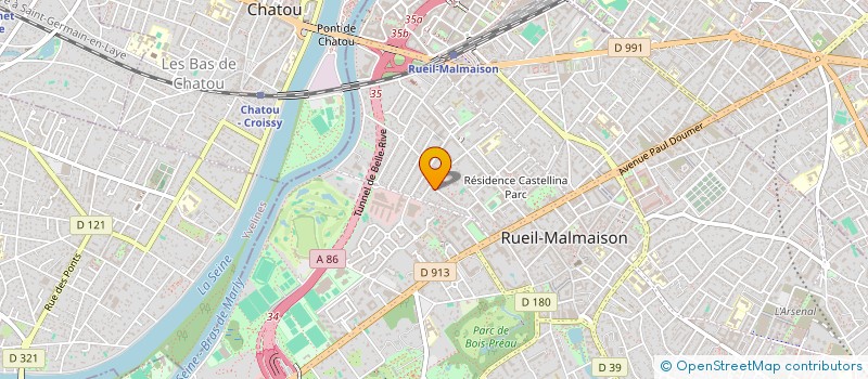localisation de l'entreprise ECHANGES CULTURELS FRANCE-BRESIL à RUEIL-MALMAISON