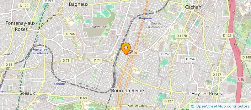 localisation de l'entreprise ECHANGES CULTURELS FRANCO CHINOISE DE PARIS SUD à BOURG-LA-REINE