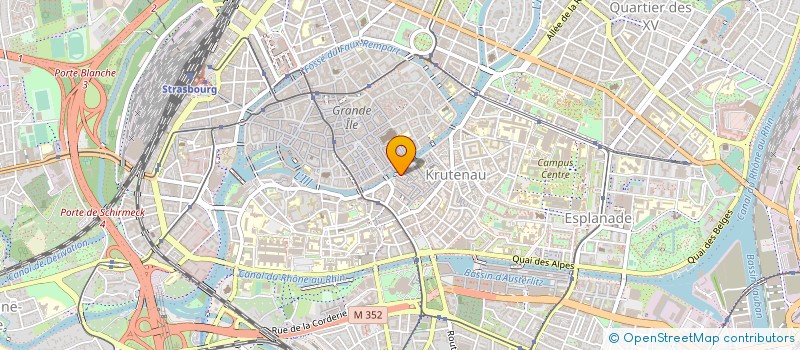 localisation de l'entreprise ECHANGES ET CONTACTS à STRASBOURG