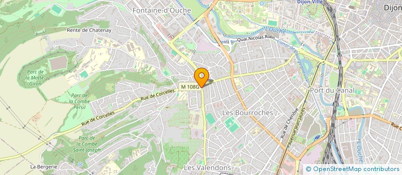 localisation de l'entreprise ECHANGES ET HABITATS  DIJON