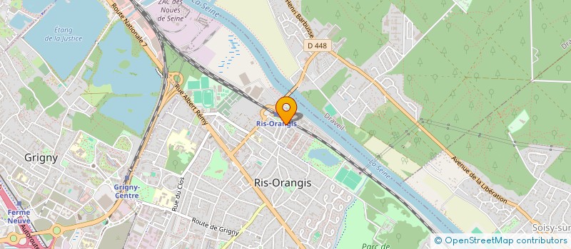 localisation de l'entreprise ECHANGES ET LOISIRS RIS ECHANGE ET LOISIRS POUR PERSONNES INACTIVES à RIS-ORANGIS
