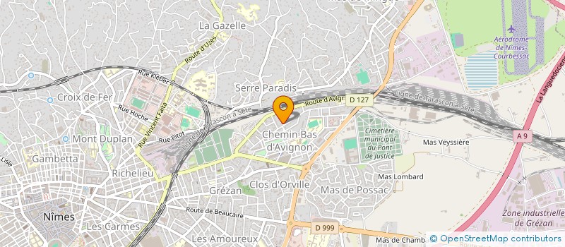 localisation de l'entreprise ECHANGES ET PARTAGES  NIMES